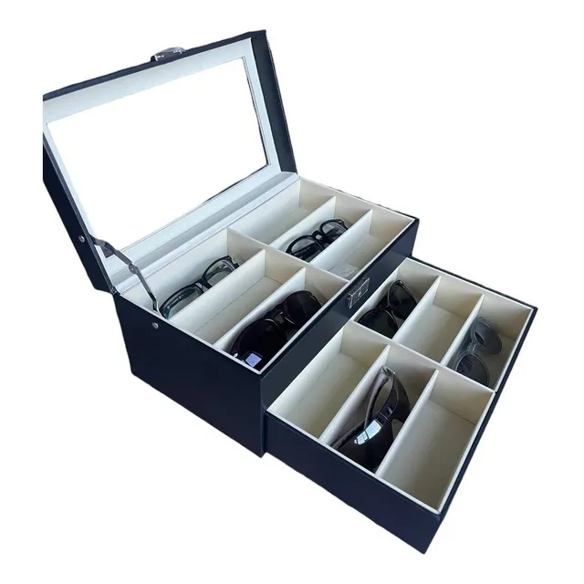 Caja Organizador 12 Par De Lentes.
