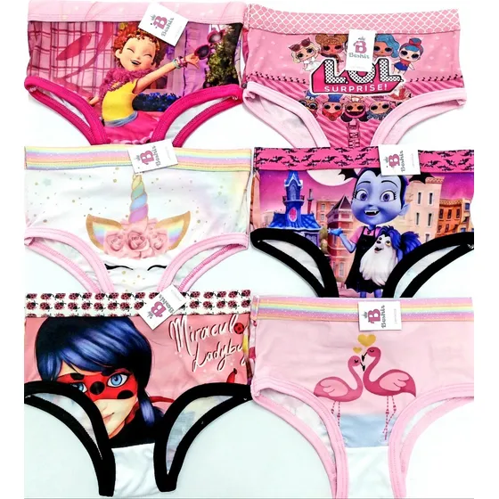 Pantaletas Motivos Disney Talla 4-5 6-7 8-9  15 Disney