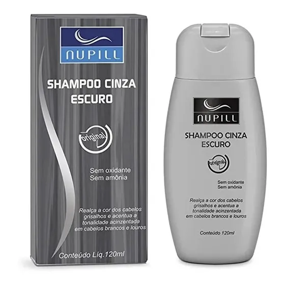 Shampoo Cinza Escuro Nupill 120ml