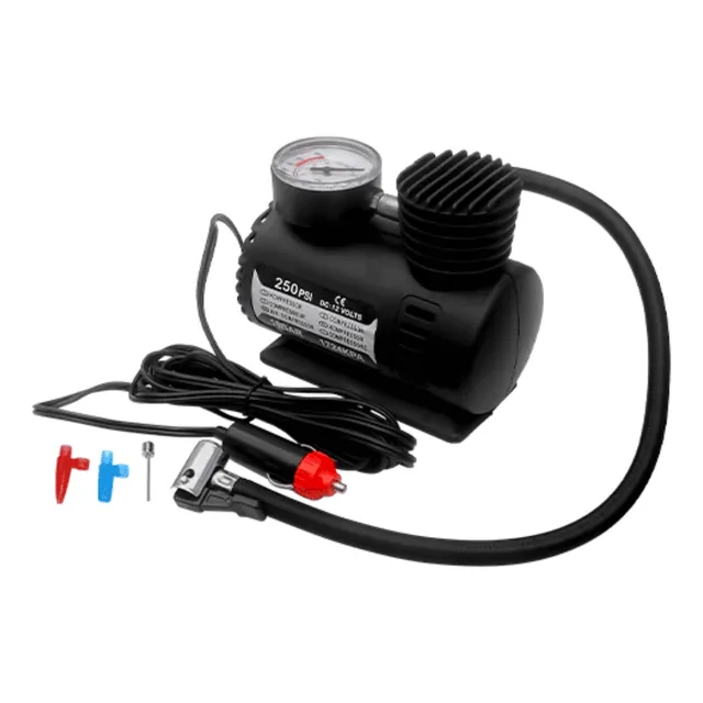 Minicompresor 12v 250psi 18bar 1724kpa - H21010