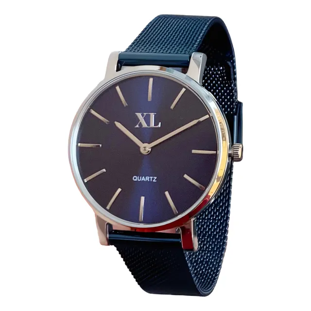 Reloj Xl Extra Large Moda Metal Dama Xl328 Dorado