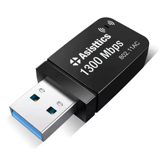 Adaptador Wifi Usb 5g Tarjeta Red Ac 1300 Mini Doble Banda