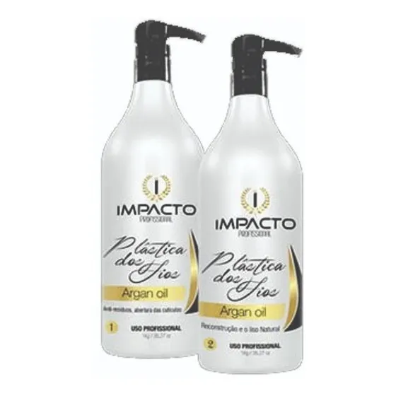 Kit Progressiva E Reconstrução Capilar 2x 1 Kg Frete Grátis