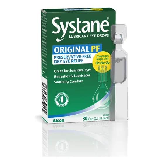 Systane Original Pf Lubricante Gotas Para Los Ojos 30 Vials