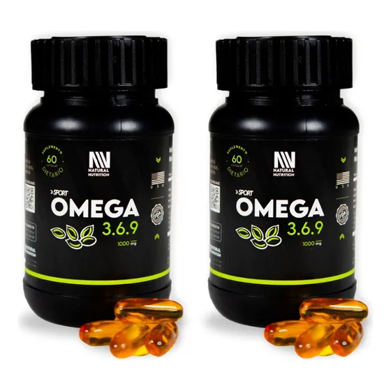 Omega 369 - Natural Nutrition 60caps Sabor UNFLAVOURED