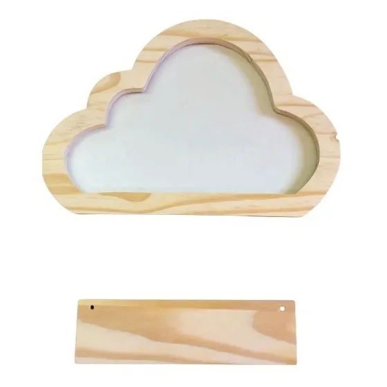 Nuvem Nicho Pinus Com Placa Para Nome Da Criança