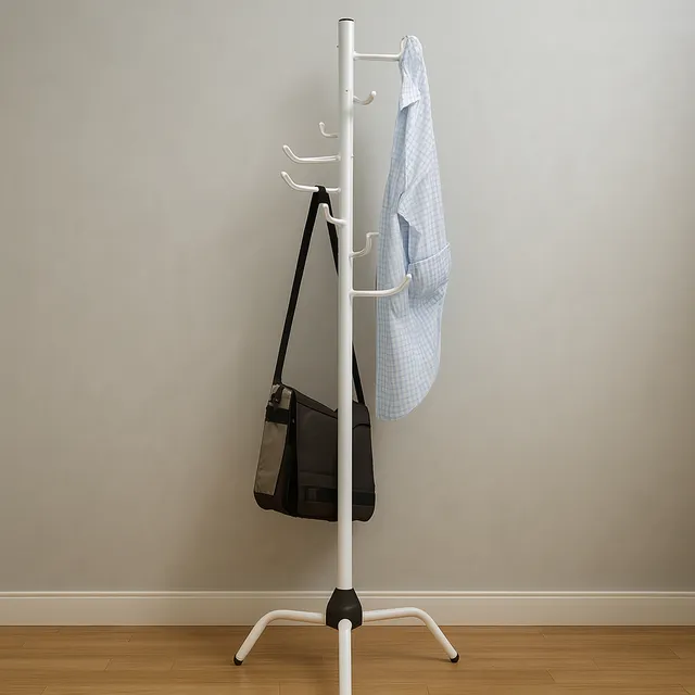 Mati Perchero Pie Metalico Portatil 178x50cm Organizador 