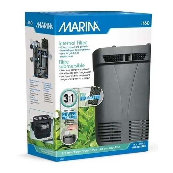 Marina I160 Filtro Internó Sumergible Para Acuarios De 160lt