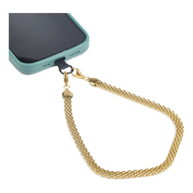 Pulsera De Acero Inoxidable Chapada En Oro 18 Quilates Antip