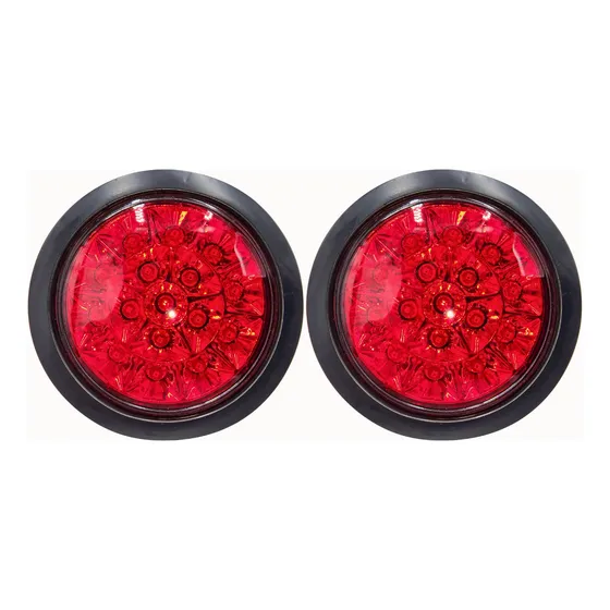 Foco Farol Led Trasero Redondo Posición Empotrado 5   24v X2