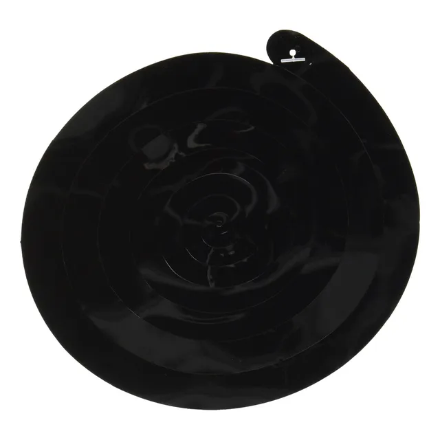 Decoración De Remolino De Plástico De Fiesta Amigable, Negro