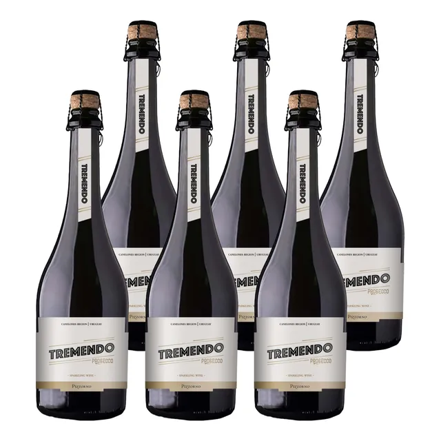 Prosecco Pizzorno Tremendo Spritz Botella 750 Ml Pack X 6 