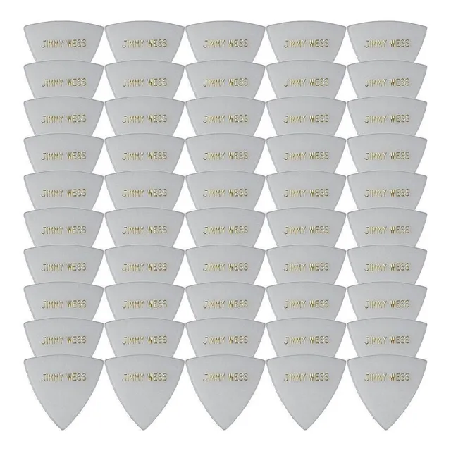 50 Plumillas Jimmy Wess De Triangulo, Blanco Mod.30