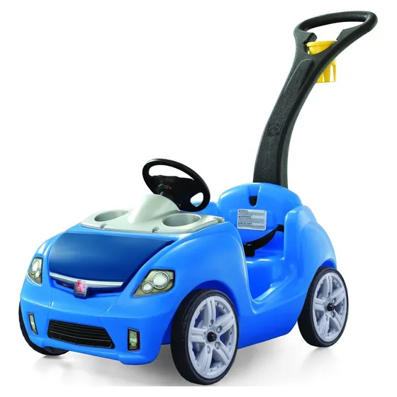 Carrito De Paseo Plastico P/ Niño +2 C/ Guiador 1.16mx80cm 