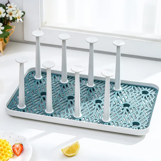 Estante Secado Botella Agua Para Encimera Cocina 8