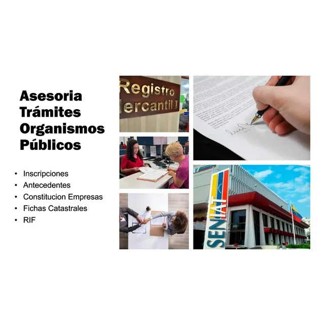 Asesoría En Trámites De Documentos Ante Organismos Publicos