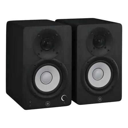 Par Monitor Áudio Near Field Yamaha Hs4 2 Vias Amp Classe D 127v Eclipse Black