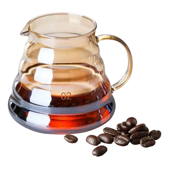 Jarra Vidro Borossilicato Cor Âmbar Chá Água Café 