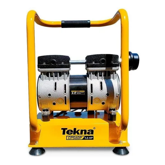 Compressor Ar Direto 1,5hp P/ Poço Artesiano Csp60p Tekna 220V