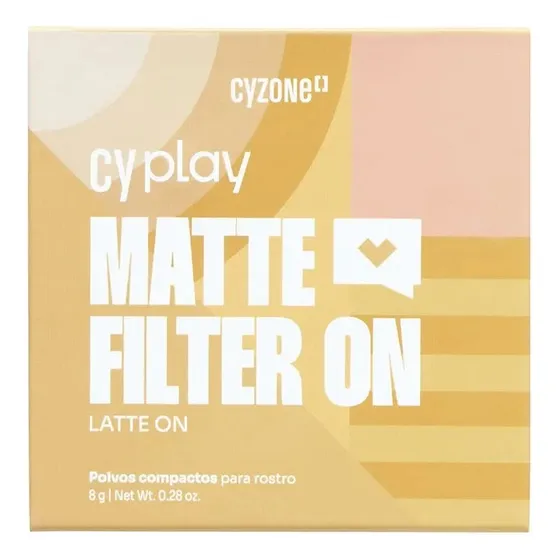Polvo Compacto Matte Filter On Cyplay 8g. Cyzone Esika Lbel