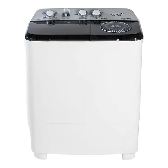 Lavadora Doble Tina Blanca 10 Kg Acros