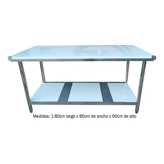 Meson Mesa Acero Inoxidable 1.80cm X 80cm X 90cm