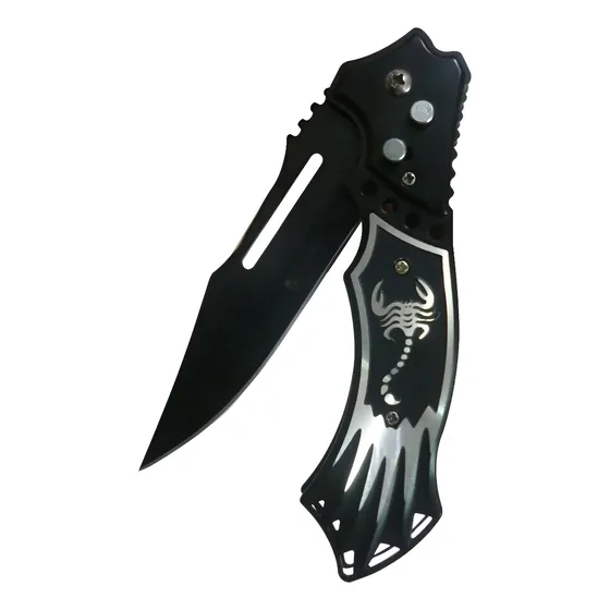 Navaja Automatica 24 Cm Traba De Seguridad, Hoja De 11cm