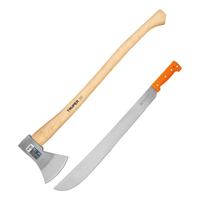 Kit Hacha 28  Y Machete 22  Truper
