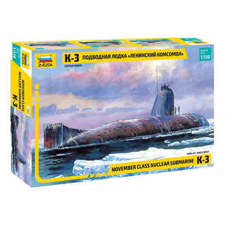 November-class K-3 Submarino Nuclear By Zvezda #9035 1/350 November-class K-3 Submarino Nuclear By Zvezda #9035 1/350