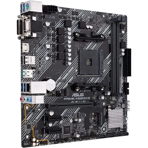 Placa-mãe Asus Para Amd Am4 Prime A520m-e 2xddr4 Matx