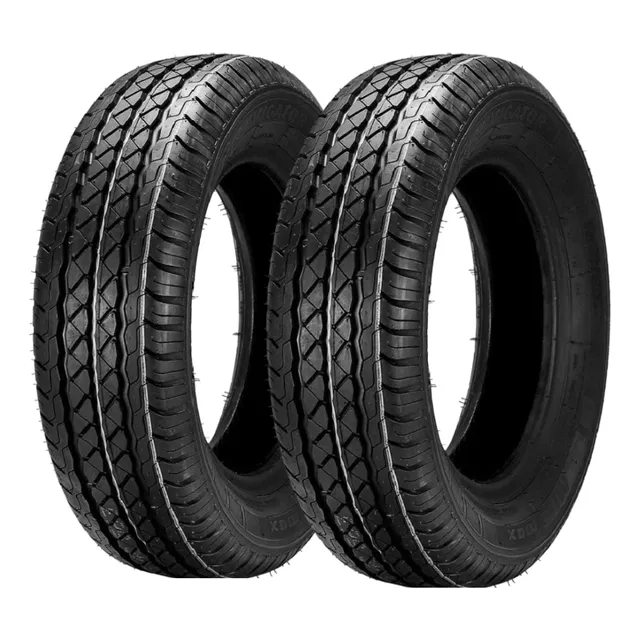 Kit 2 Pneus Aro 14 Novo 185r14 C 8 Lonas H100 Kombi Bongo