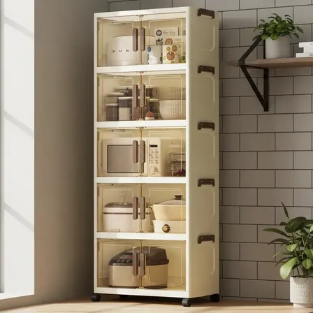 Organizador Armário De Armazenamento Multifuncional 40cm Creme