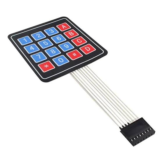 3x Teclado 4x4 Matricial Alfanumérico -- Arduino