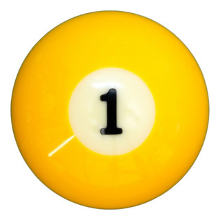 Bola De Billar Numero 1 Amarilla Bola De Billar Numero 1 Amarilla
