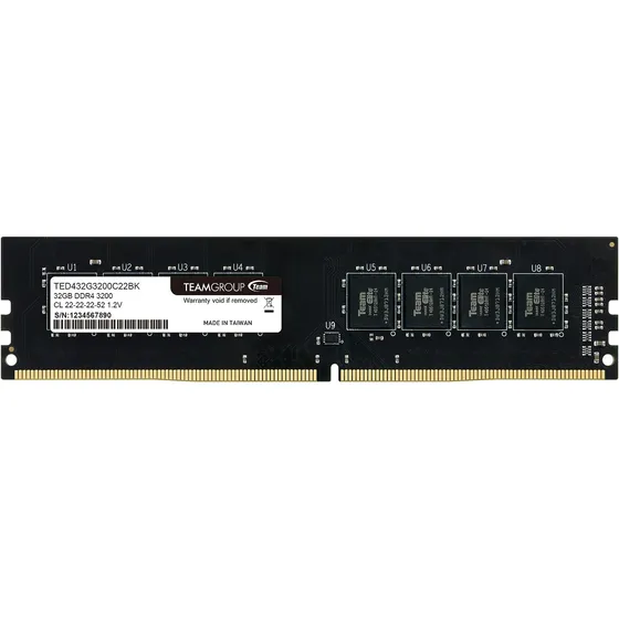 Memoria Ram Teamgroup 32 Gb, Ddr4, 3200mhz Pc4-25600