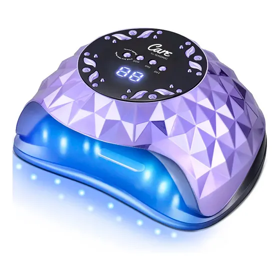 Cabina Para Uñas Care By Gadnic Temporizador Alta Potencia Color Violeta