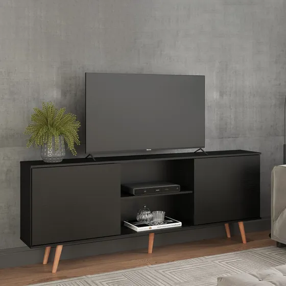Rack Para Tv 75. Modular Con Estantes -expansión Uy - 635