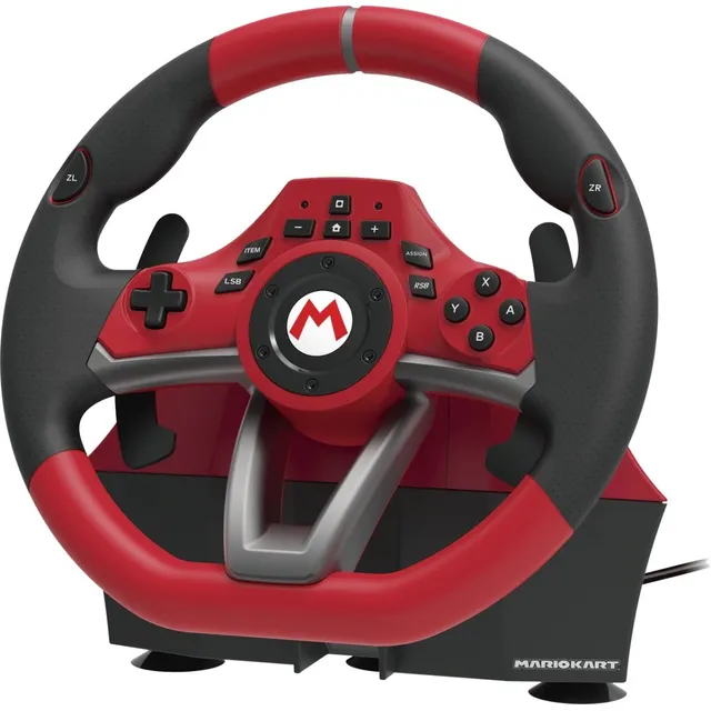 Volante Nintendo Switch Mario Kart Deluxe HoriPad Pedales
