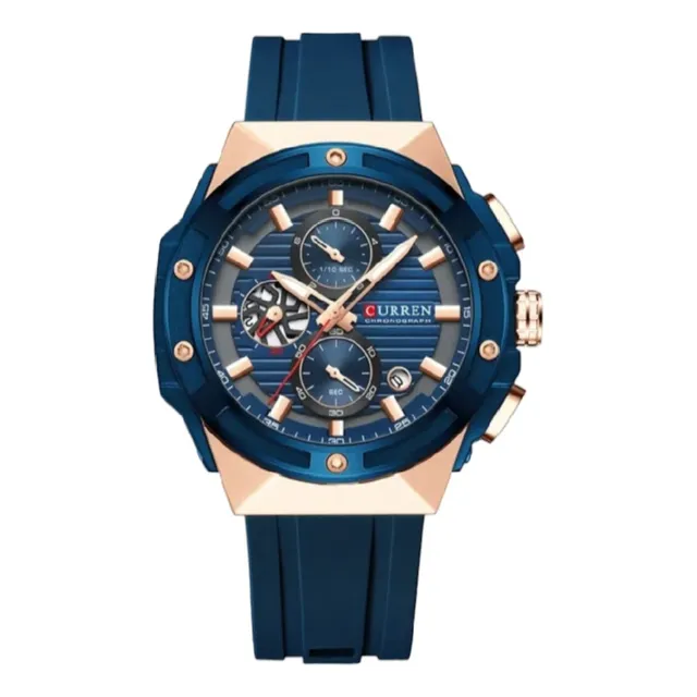 Reloj Curren Correa De Silicón Para Caballeros