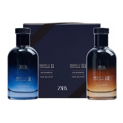 Zara Pack Night Pour Homme 2 & 3 100ml Fragancia Hombre