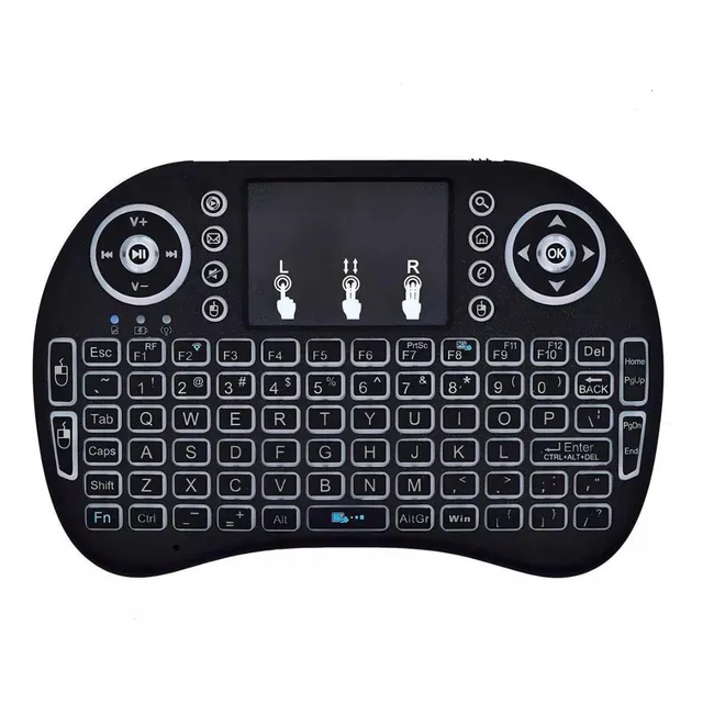 Mini Teclado De Control Inalámbrico Para Smart Tv De Pc,