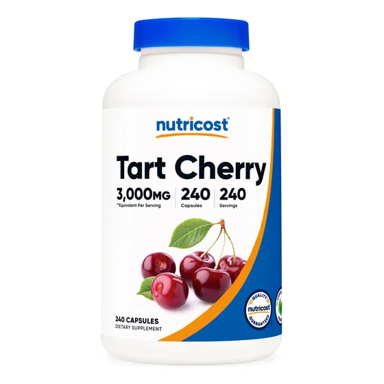 Suplemento Nutricost De Extracto De Cereza Ácida 3000 Mg 240