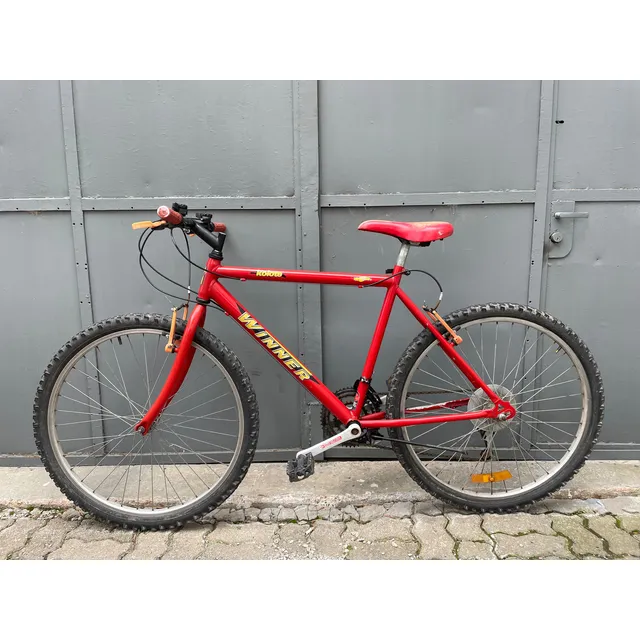 Bicicleta Winner Rodado 26 Con 18 Cambios Shimano Rojo M