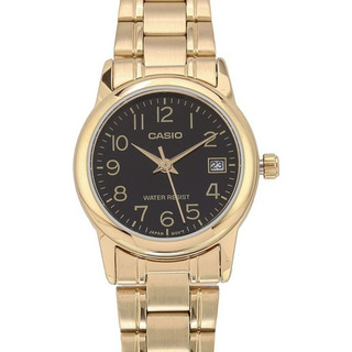 Relógio Feminino Casio Ltp-v002g 1bu Dourado Analógico Relógio Feminino Casio Ltp-v002g 1bu Dourado Analógico