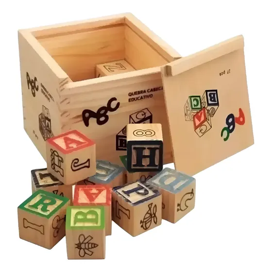 Cubos Madera Letras | MercadoLibre 📦