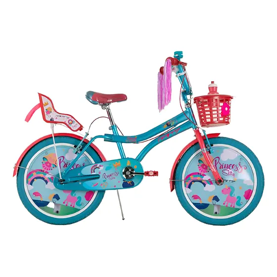 Bicicleta Niña Gw Rin 20 Con Accesorios De 6 A 8 Años