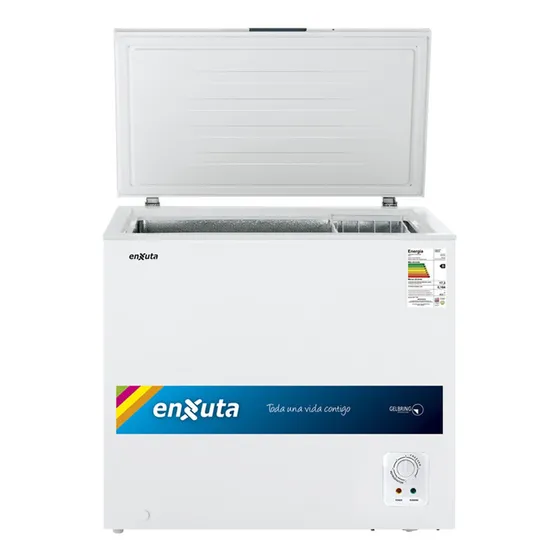 Freezer Horizontal Enxuta Fhenx16200 198 Lt Funcion Dual Color Blanco