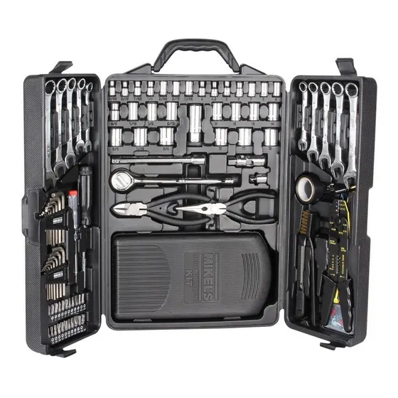 Autocle Juego Dado Accesorios Caja Estuche 140 Piezas Mikels