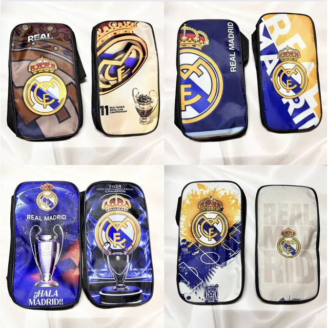 Taquera Bolsos Porta Zapatos P/ Futbol Barca O Real Madrid