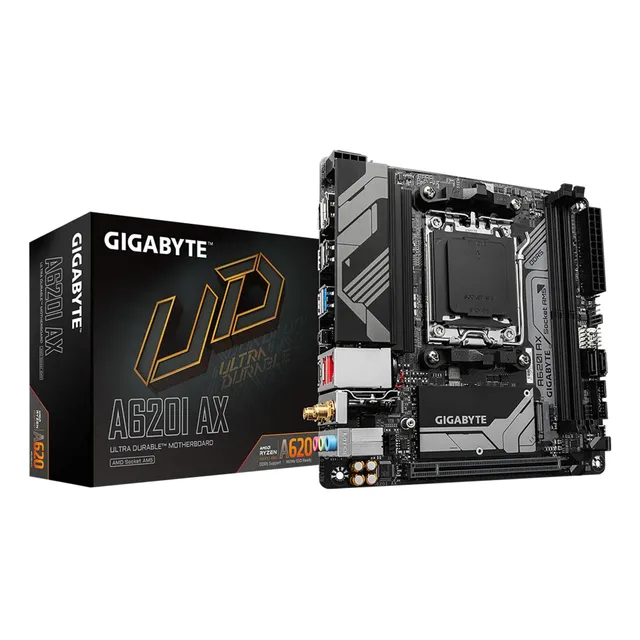 Gigabyte A620i Ax Lga Single Pcie Single Usb 3.2 Gen1 Wi-fi 